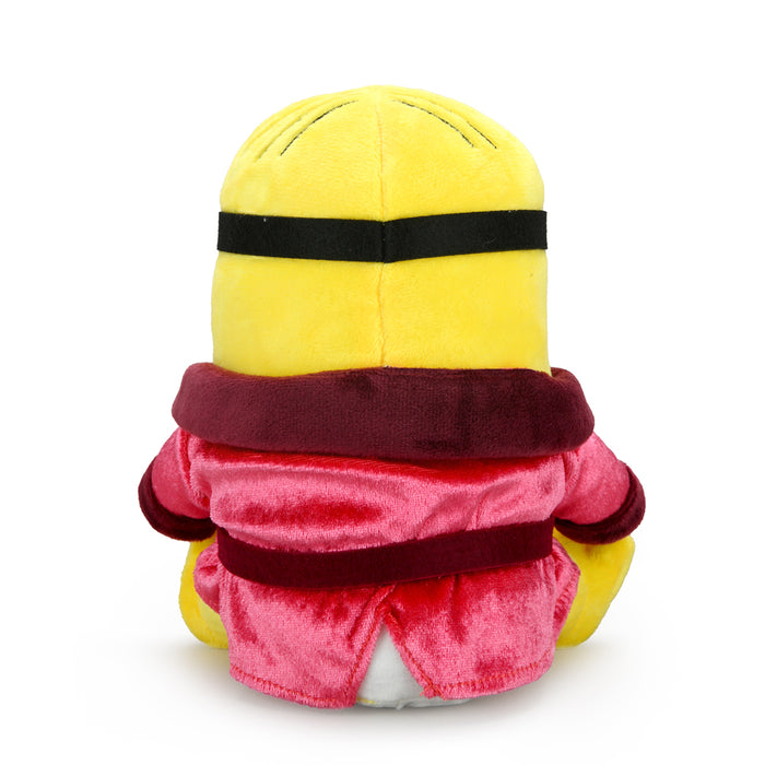Minions: The Rise of Gru red robe Stuart Phunny plush toy, soft and huggable Minions character from the animated film.