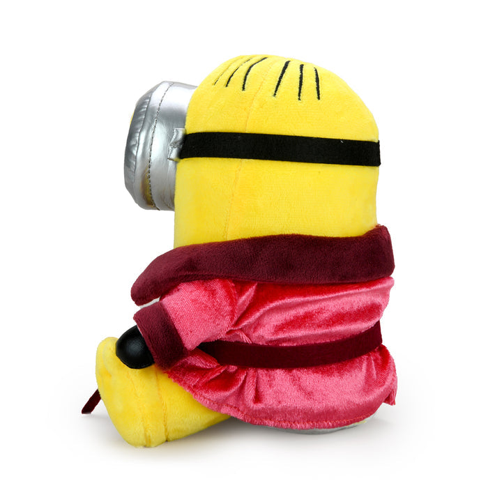 Minions: The Rise of Gru red robe Stuart Phunny plush toy, soft and cuddly Minions character from the animated movie.