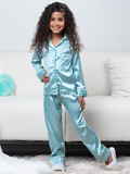 Mint to Dream Satin Stripe Pajama Set