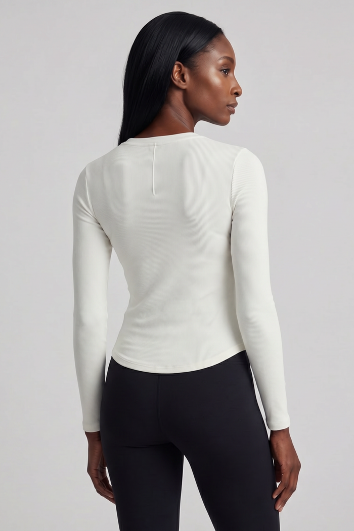 Modal Henley Long Sleeve