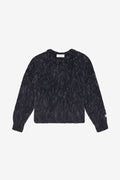 ETUDES STUDIO MOHAIR ROUND NECK NAVY 1