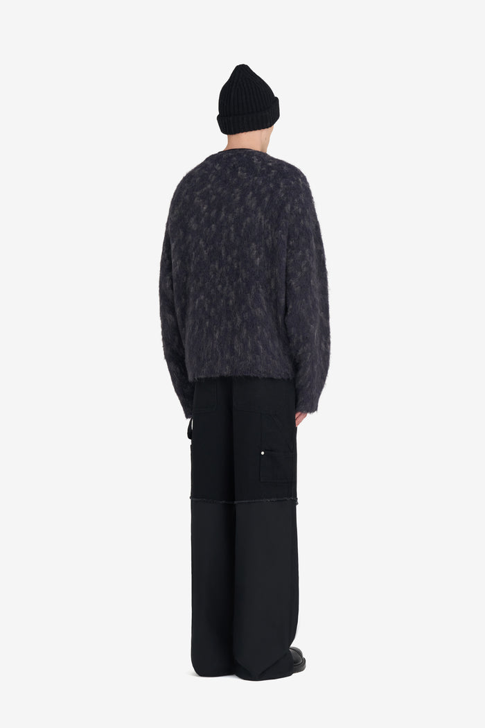 ETUDES STUDIO MOHAIR ROUND NECK NAVY 4