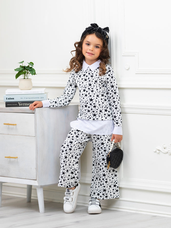 Mommy & Me Stellar Star Dressy Pant Set by Kids Couture Mia Belle Girls