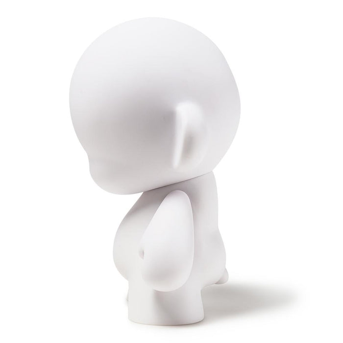 7-inch Kidrobot MUNNYWORLD blank art toy vinyl figure, customizable art figure with a simple, smooth surface for creative designs.