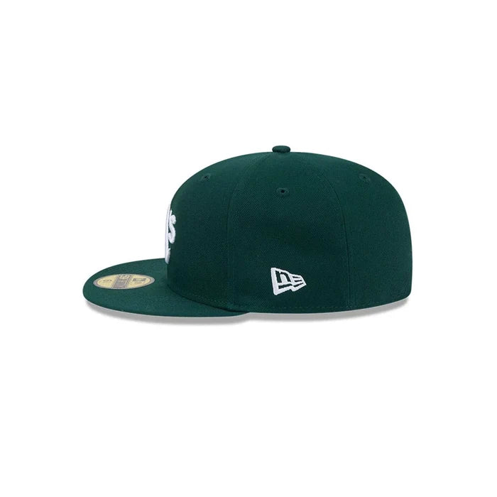 New Era Athletics MLB Hidden Hit Dark Green 59FIFTY Fitted Cap