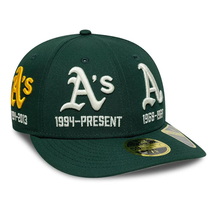 NEW ERA Athletics MLB Historic Dark Green Low Profile 59FIFTY Fitted Cap