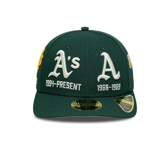 NEW ERA Athletics MLB Historic Dark Green Low Profile 59FIFTY Fitted Cap