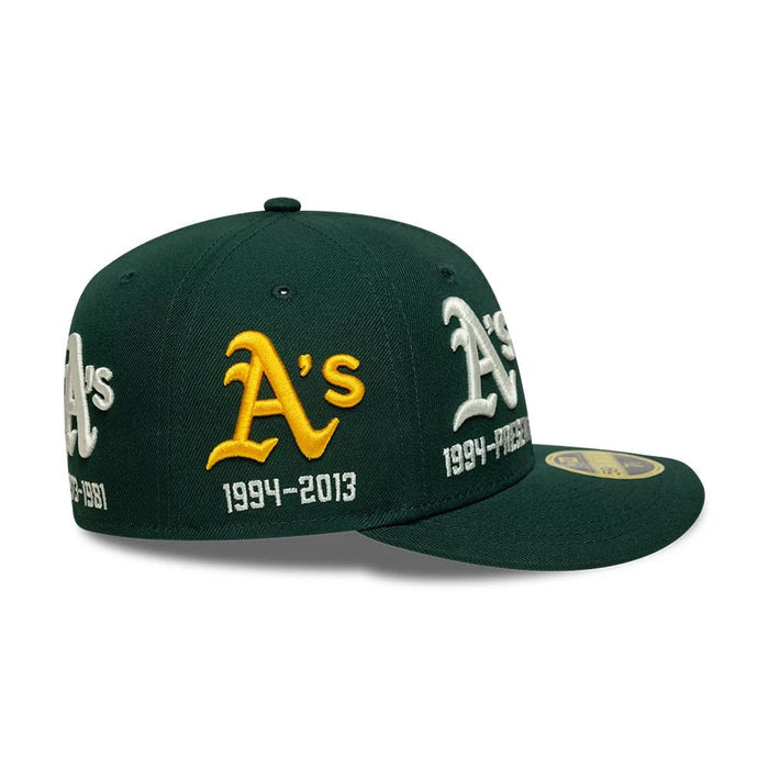 NEW ERA Athletics MLB Historic Dark Green Low Profile 59FIFTY Fitted Cap