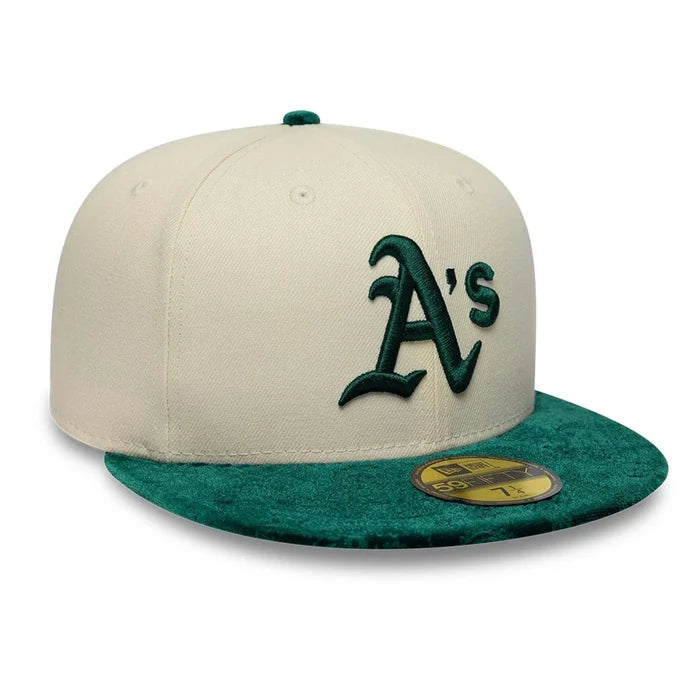 NEW ERA Athletics MLB Paisley Visor Cream 59FIFTY Fitted Cap