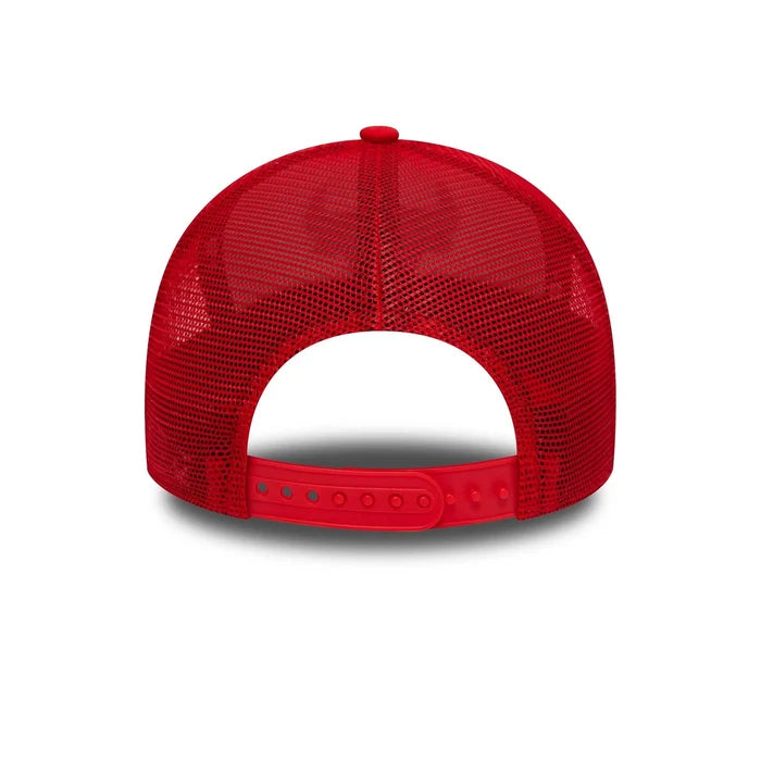 NEW ERA Chicago Bulls Team Colour Red A-Frame Trucker Cap
