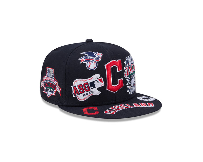New Era Cleveland Guardians MLB All Over Team 59FIFTY Fitted Cap