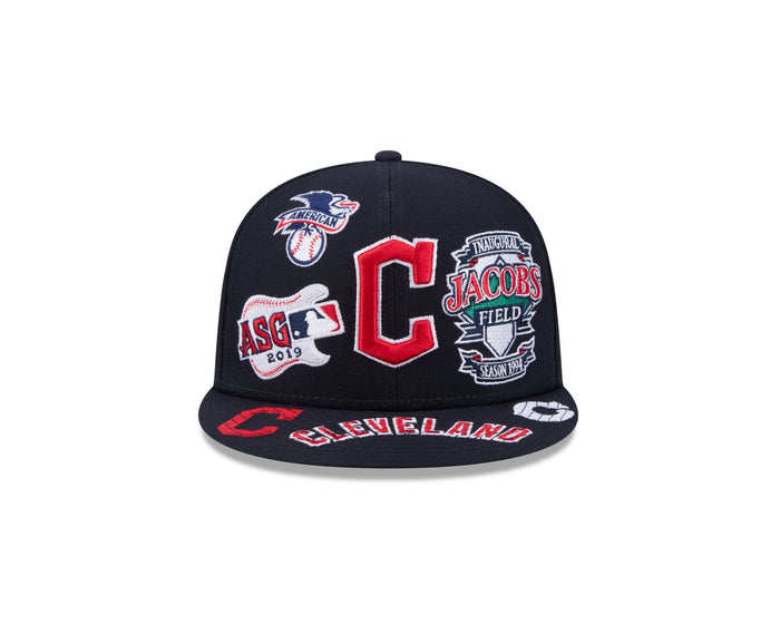New Era Cleveland Guardians MLB All Over Team 59FIFTY Fitted Cap