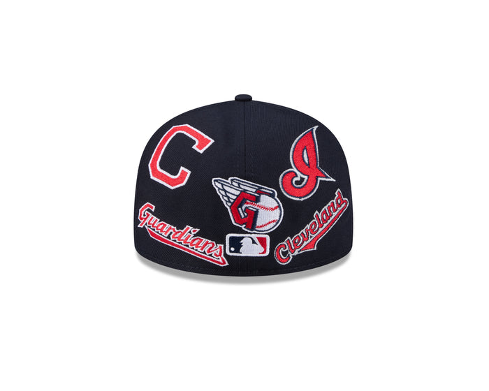 New Era Cleveland Guardians MLB All Over Team 59FIFTY Fitted Cap