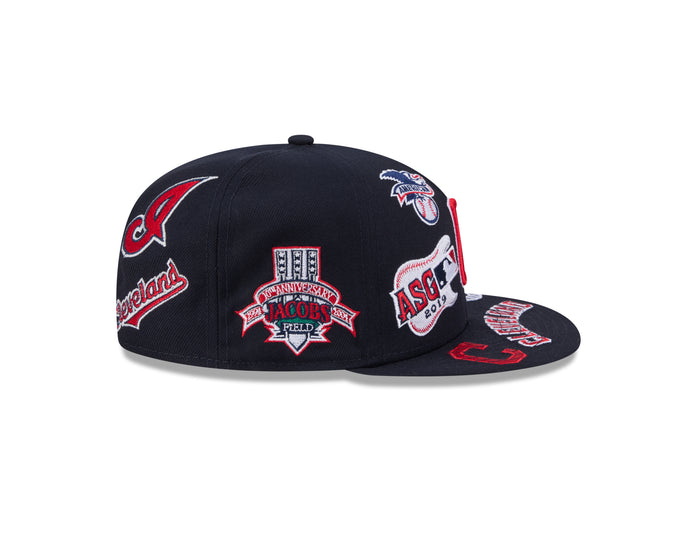 New Era Cleveland Guardians MLB All Over Team 59FIFTY Fitted Cap