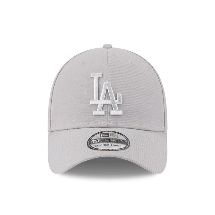 NEW ERA Grey METALLIC Los Angeles Dodgers 39THIRTY Stretch Fit Cap