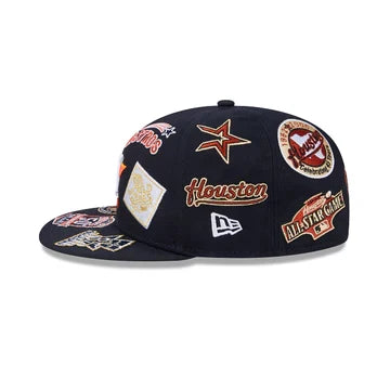 New Era Houston Astros MLB All Over Team 59FIFTY Fitted Cap