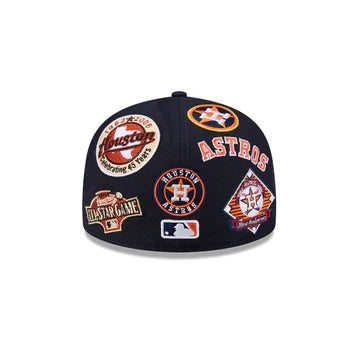 New Era Houston Astros MLB All Over Team 59FIFTY Fitted Cap