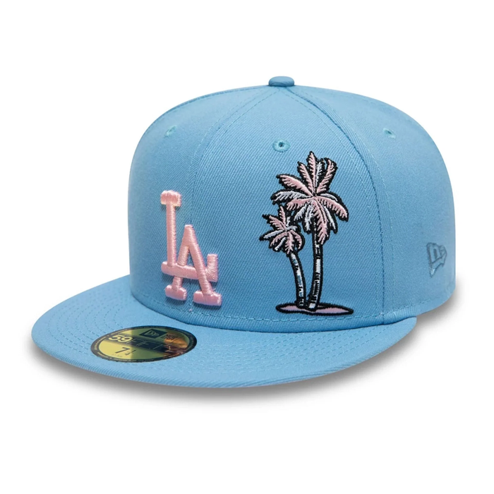 NEW ERA LA Dodgers City Icon Palm Taco Blue 59FIFTY Cap