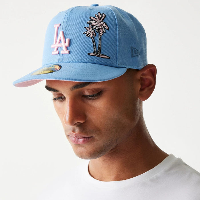 NEW ERA LA Dodgers City Icon Palm Taco Blue 59FIFTY Cap