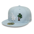 NEW ERA LA Dodgers MLB City Icon Pastel Blue 59FIFTY Fitted Cap