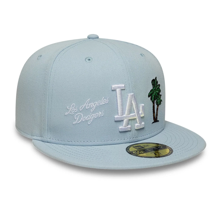 NEW ERA LA Dodgers MLB City Icon Pastel Blue 59FIFTY Fitted Cap