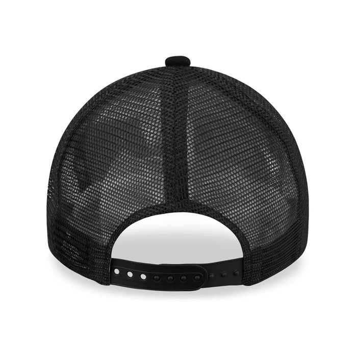 NEW ERA LA Lakers Tonal Black A-Frame Trucker Cap