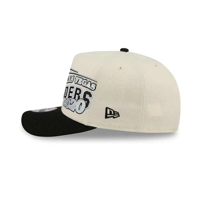 New Era Las Vegas Raiders NFL Classic White 9FIFTY A-Frame Snapback Adjustable Cap