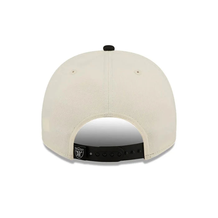 New Era Las Vegas Raiders NFL Classic White 9FIFTY A-Frame Snapback Adjustable Cap