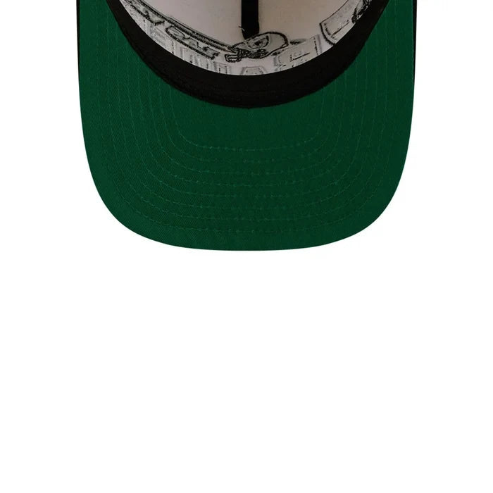 New Era Las Vegas Raiders NFL Classic White 9FIFTY A-Frame Snapback Adjustable Cap