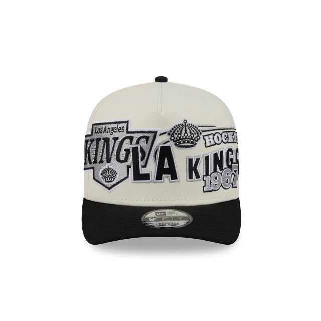 New Era Los Angeles Kings NHL Chrome White Classic 9FIFTY A-Frame Snapback