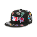 NEW ERA MiLB All Over Black 59FIFTY Fitted Cap