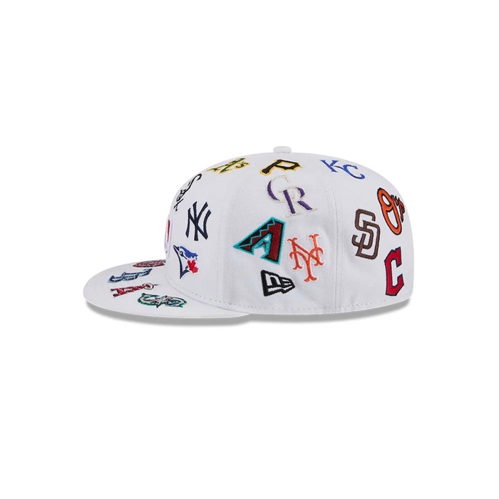 NEW ERA MLB All Over White 59FIFTY Fitted Cap