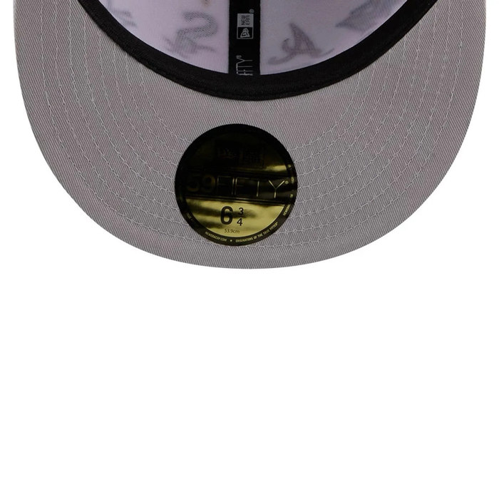 NEW ERA MLB All Over White 59FIFTY Fitted Cap