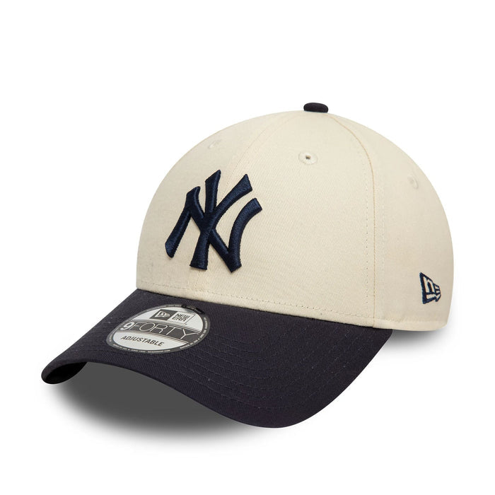 NEW ERA New York Yankees Colour Block Cream 9FORTY Adjustable Cap