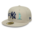NEW ERA New York Yankees MLB City Icon Light Beige 59FIFTY Fitted Cap