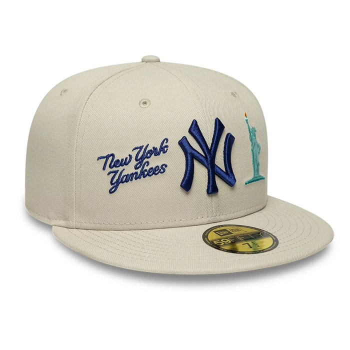 NEW ERA New York Yankees MLB City Icon Light Beige 59FIFTY Fitted Cap