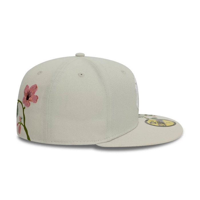 NEW ERA New York Yankees MLB Floral Light Beige 59FIFTY Fitted Cap