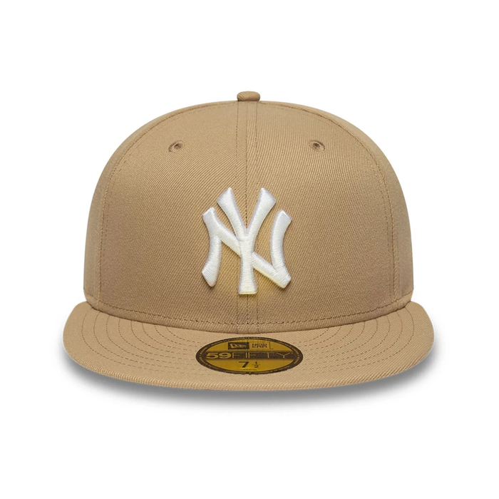 NEW ERA New York Yankees MLB League Essential Light Beige 59FIFTY Fitted Cap