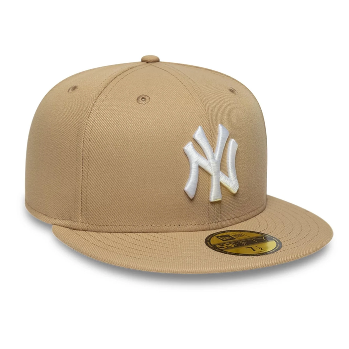 NEW ERA New York Yankees MLB League Essential Light Beige 59FIFTY Fitted Cap