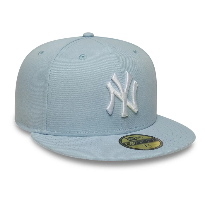NEW ERA New York Yankees MLB League Essential Pastel Blue 59FIFTY Fitted Cap