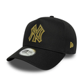 NEW ERA New York Yankees MLB Metallic Outline Black 9FORTY A-Frame Adjustable Cap