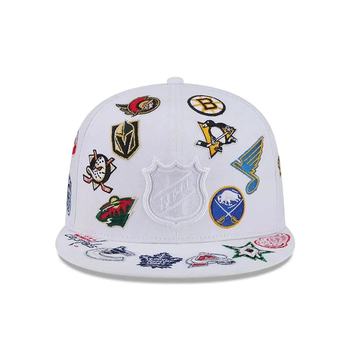 New Era NHL All Over White 59FIFTY Fitted Cap