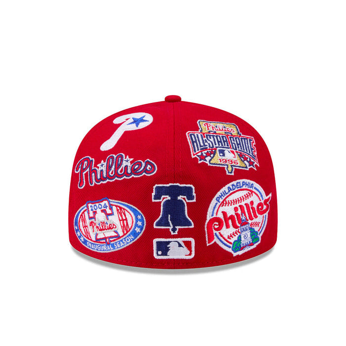 New Era Philadelphia Phillies MLB All Over Team 59FIFTY Fitted Cap