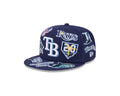 New Era Tampa Bay Rays MLB All Over Team 59FIFTY Fitted Cap
