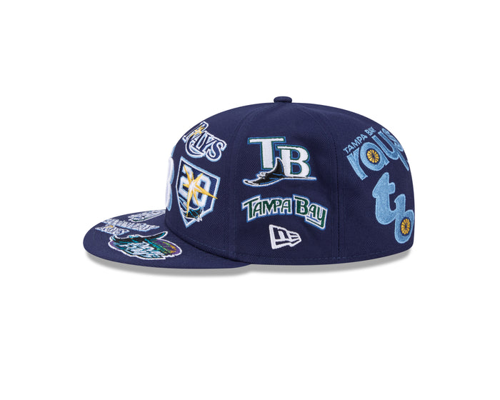New Era Tampa Bay Rays MLB All Over Team 59FIFTY Fitted Cap