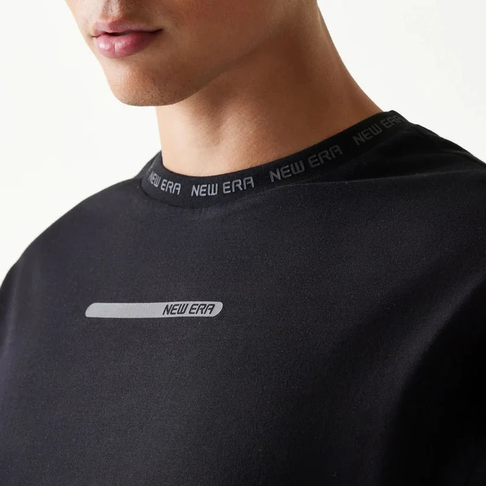 New Era Tech Black Oversized T-Shirt
