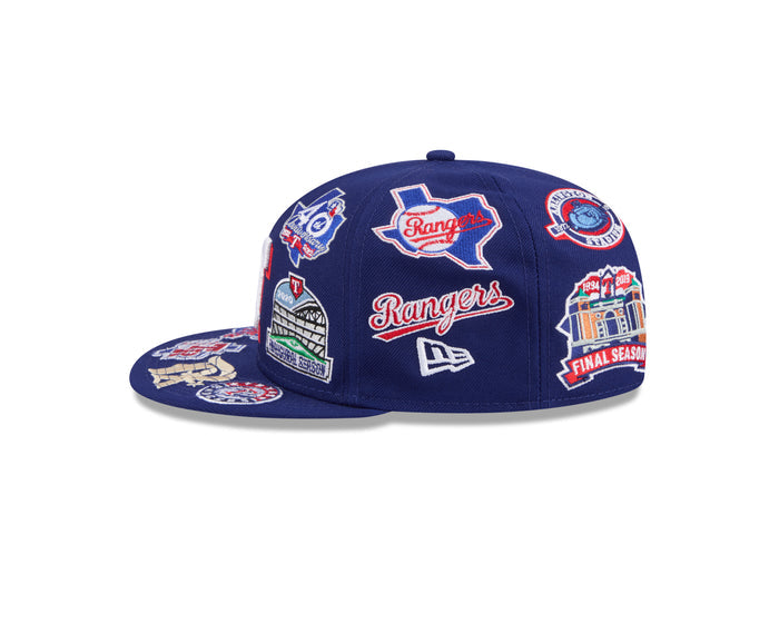New Era Texas Rangers MLB All Over Team 59FIFTY Fitted Cap