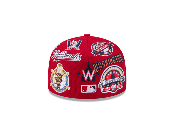 New Era Washington Nationals MLB All Over Team 59FIFTY Fitted Cap