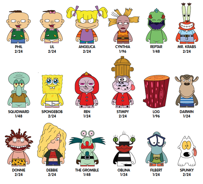 Nickelodeon Nick 90's Mini Figure Series 2 by Kidrobot, vinyl collectible figure in a blind box from the series.