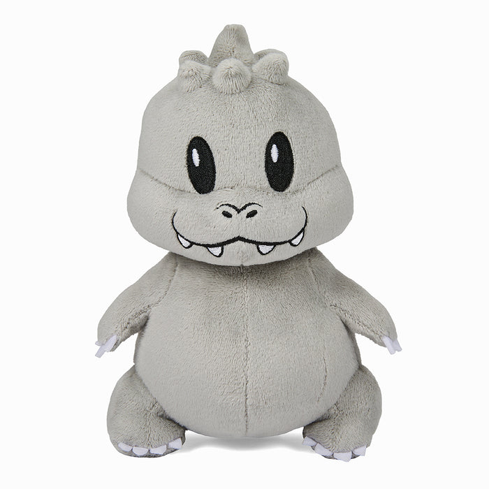 Godzilla plush from Nissin x Godzilla, 10-inch interactive plush toy featuring Godzilla in a Cup Noodles® container.